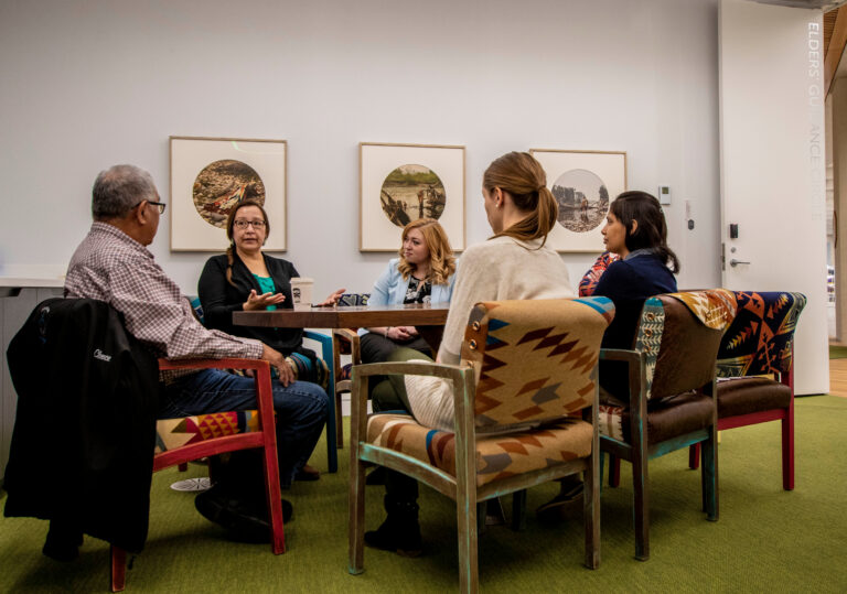 Elders' Guidance Circle session with Elders and Knowledge Keepers